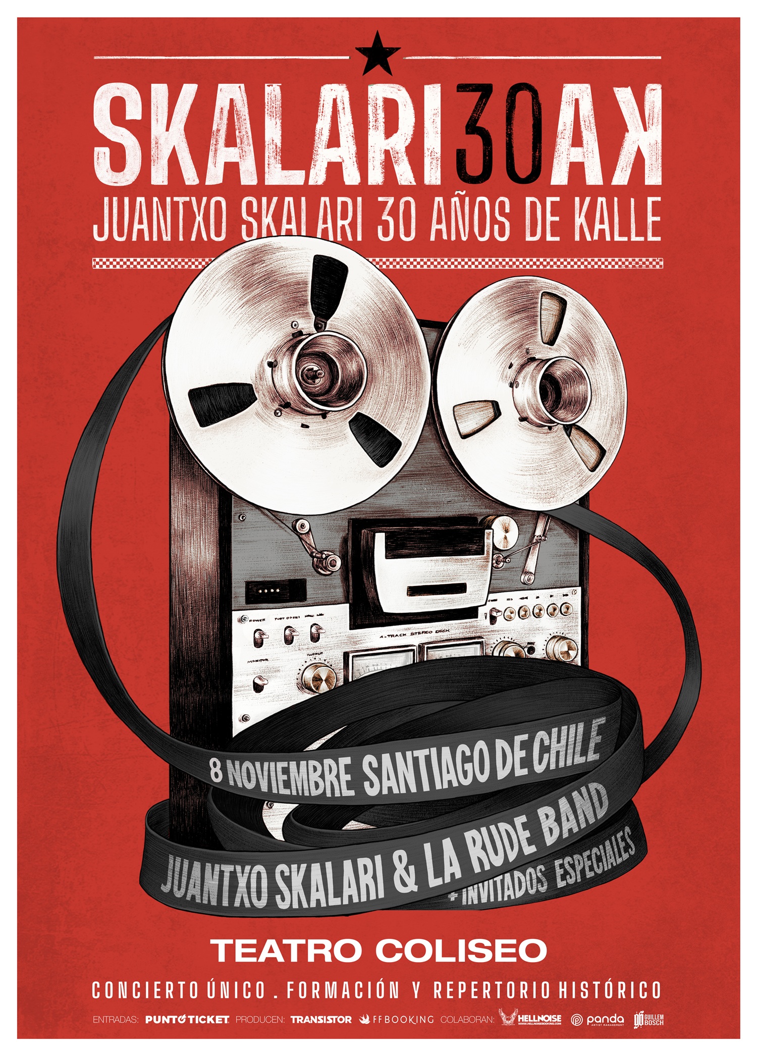 Juantxo Skalari vuelve a Chile con la formación histórica de Skalariak